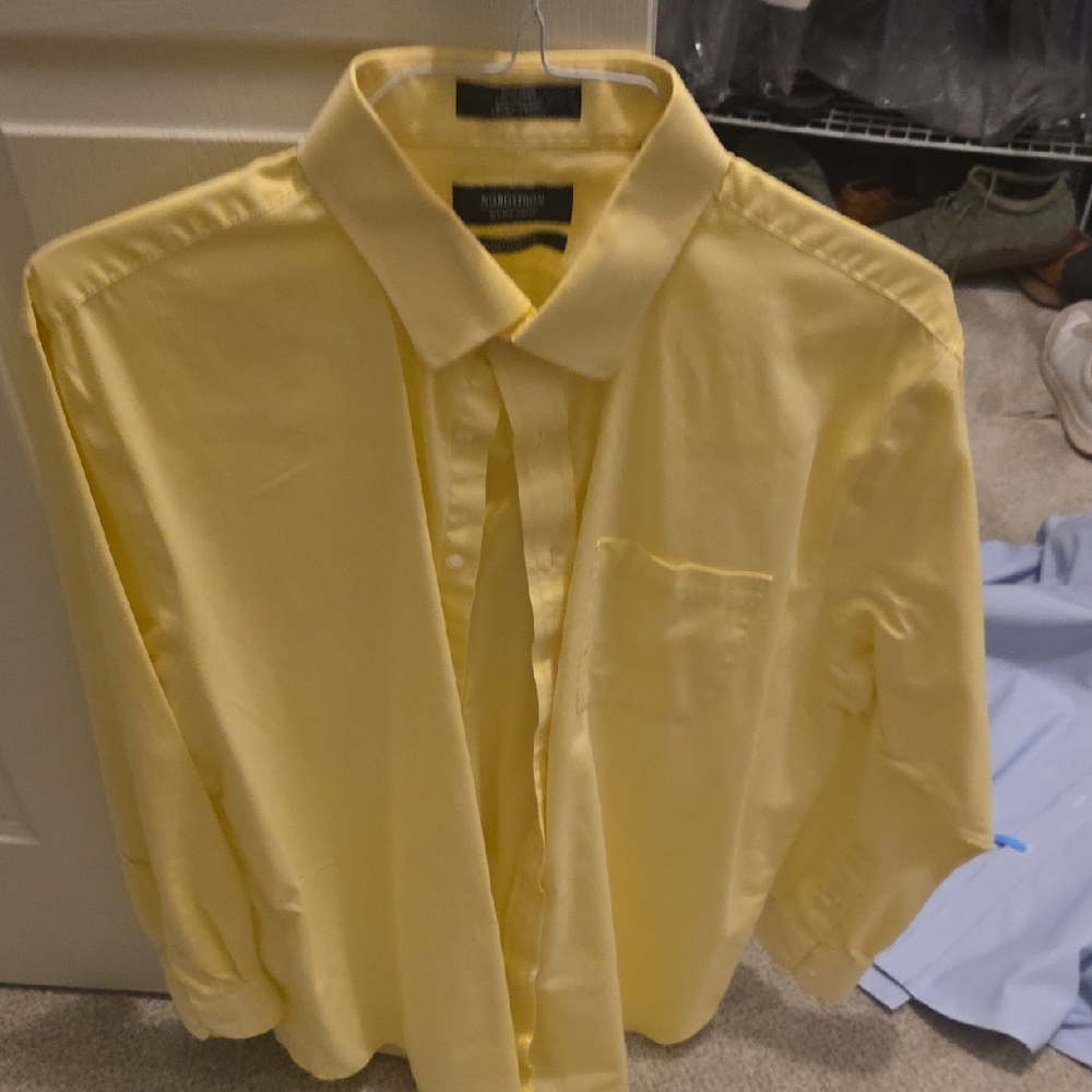 Nordstrom Men's Yellow Dress Shirt